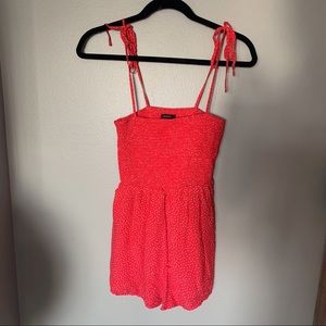 Red romper